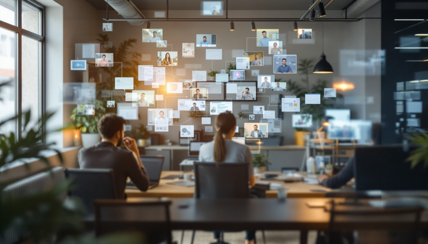 Business communication platform for remote and hybrid teams