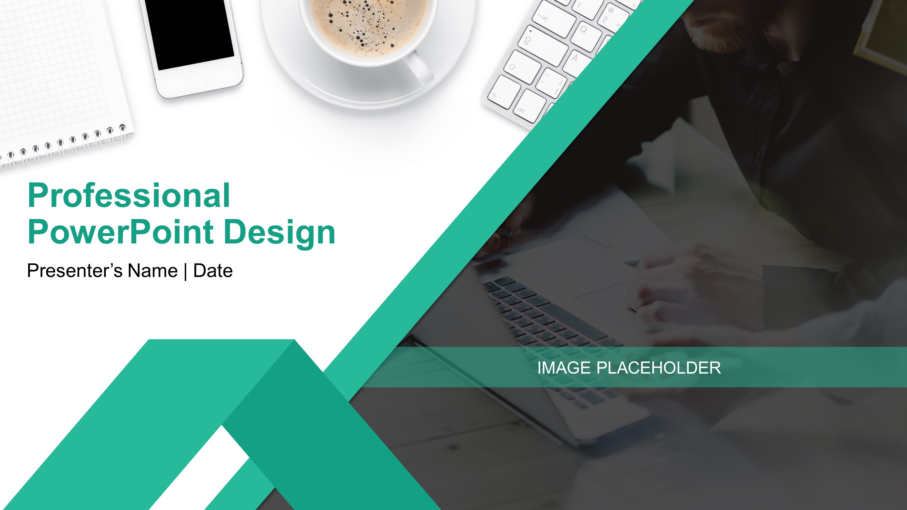 Professional client presentation being prepared on a laptop