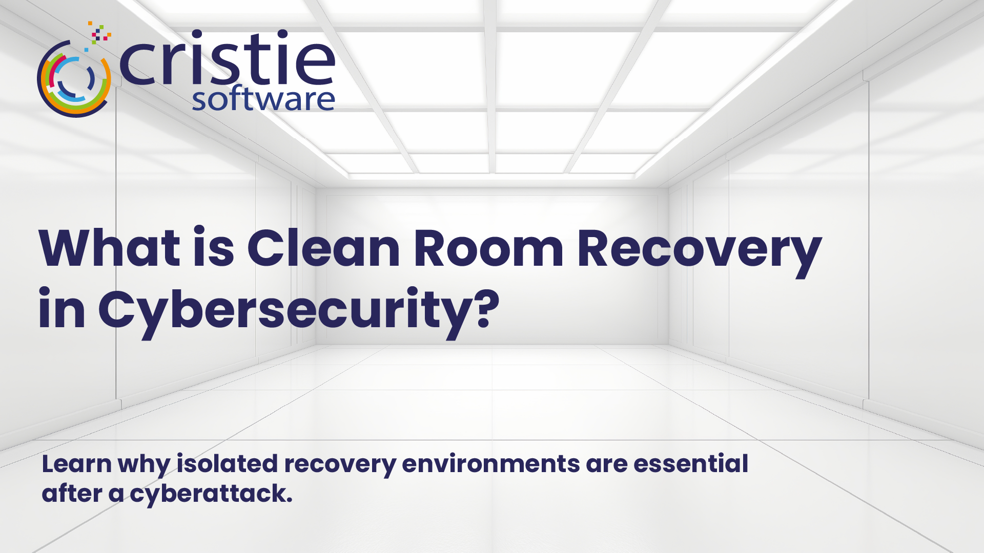Restoring systems into a clean recovery environment after ransomware