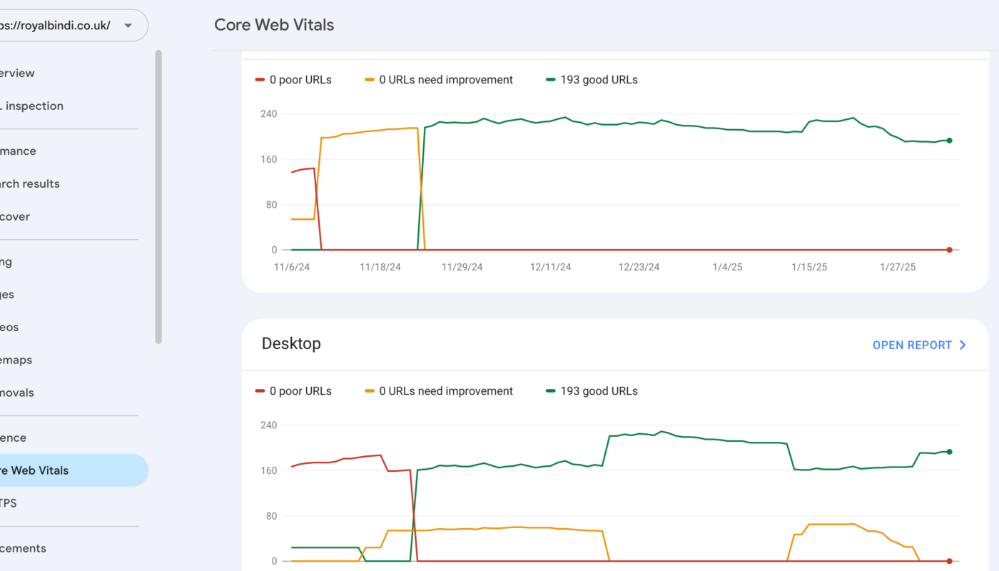 Web hosting performance and Core Web Vitals optimization