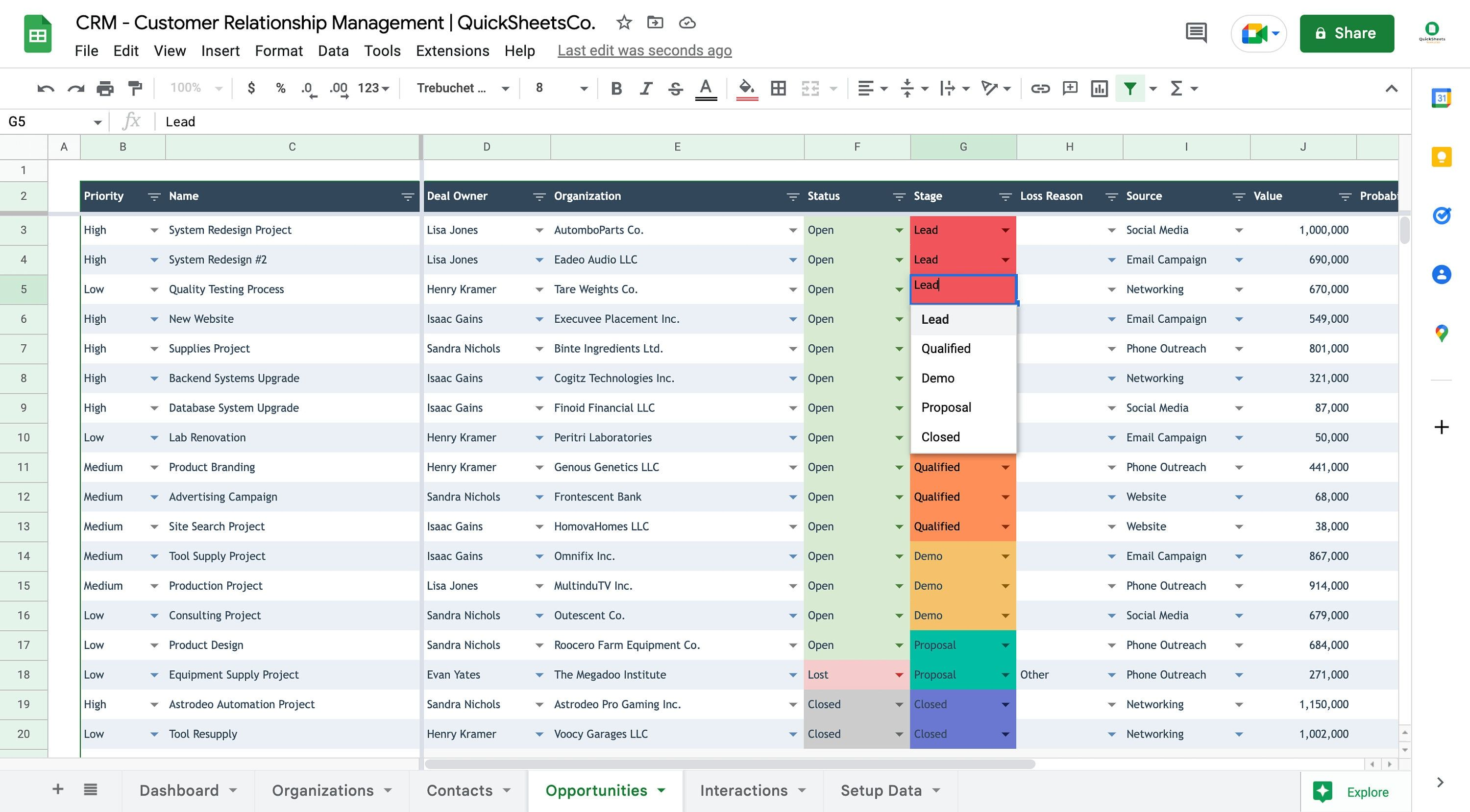 Cleaning customer data before a CRM migration