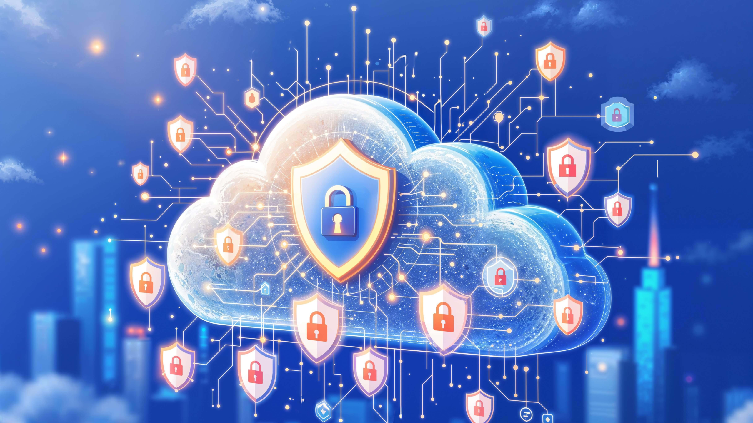 Modern technology workspace representing AI, software, cloud infrastructure and cybersecurity