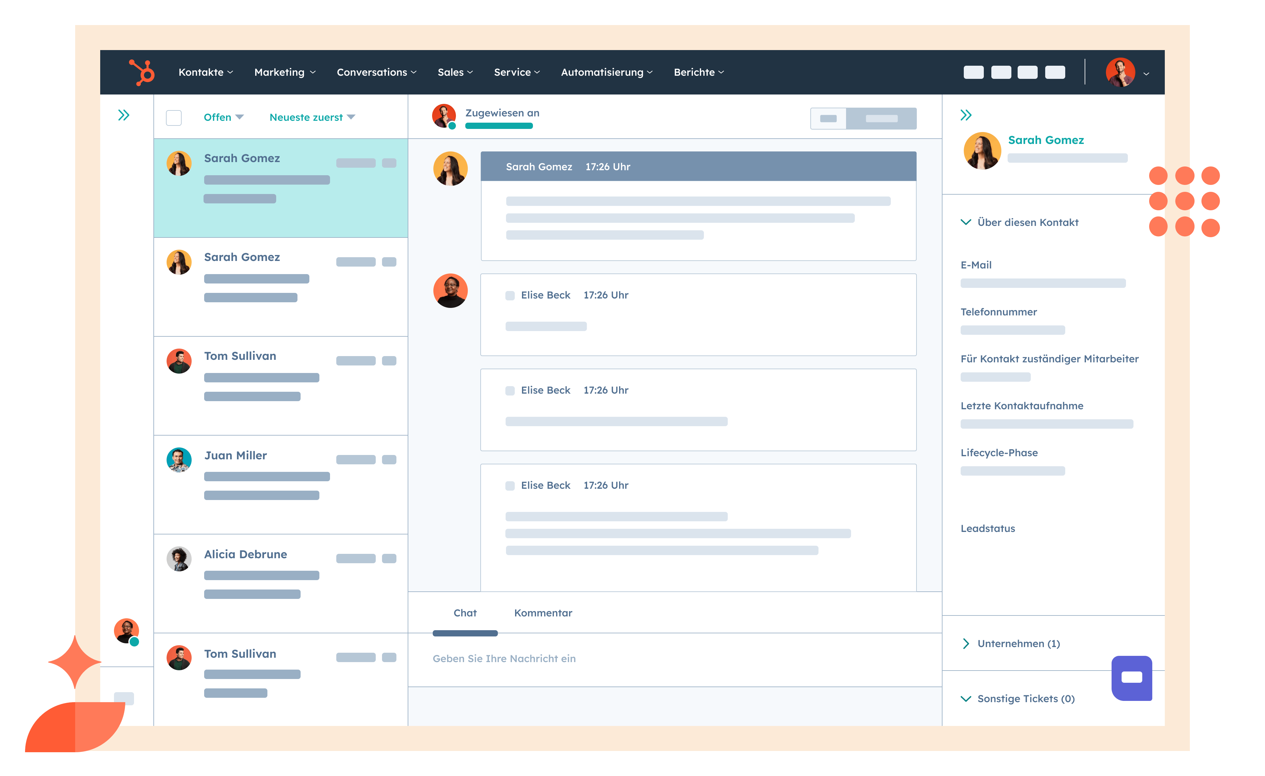 HubSpot CRM supporting integrated sales and marketing workflows