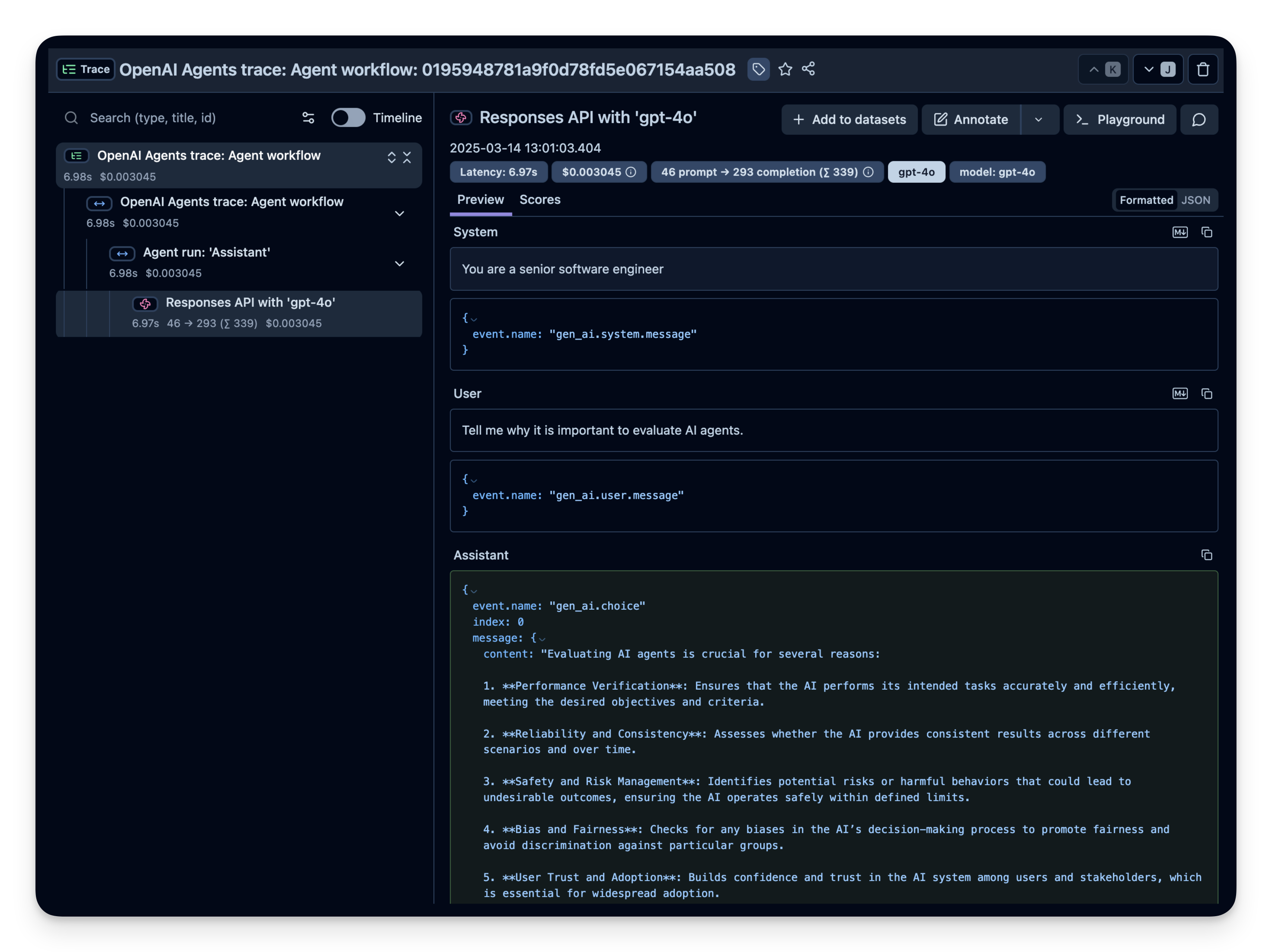 Developer building AI agents with OpenAI platform tools