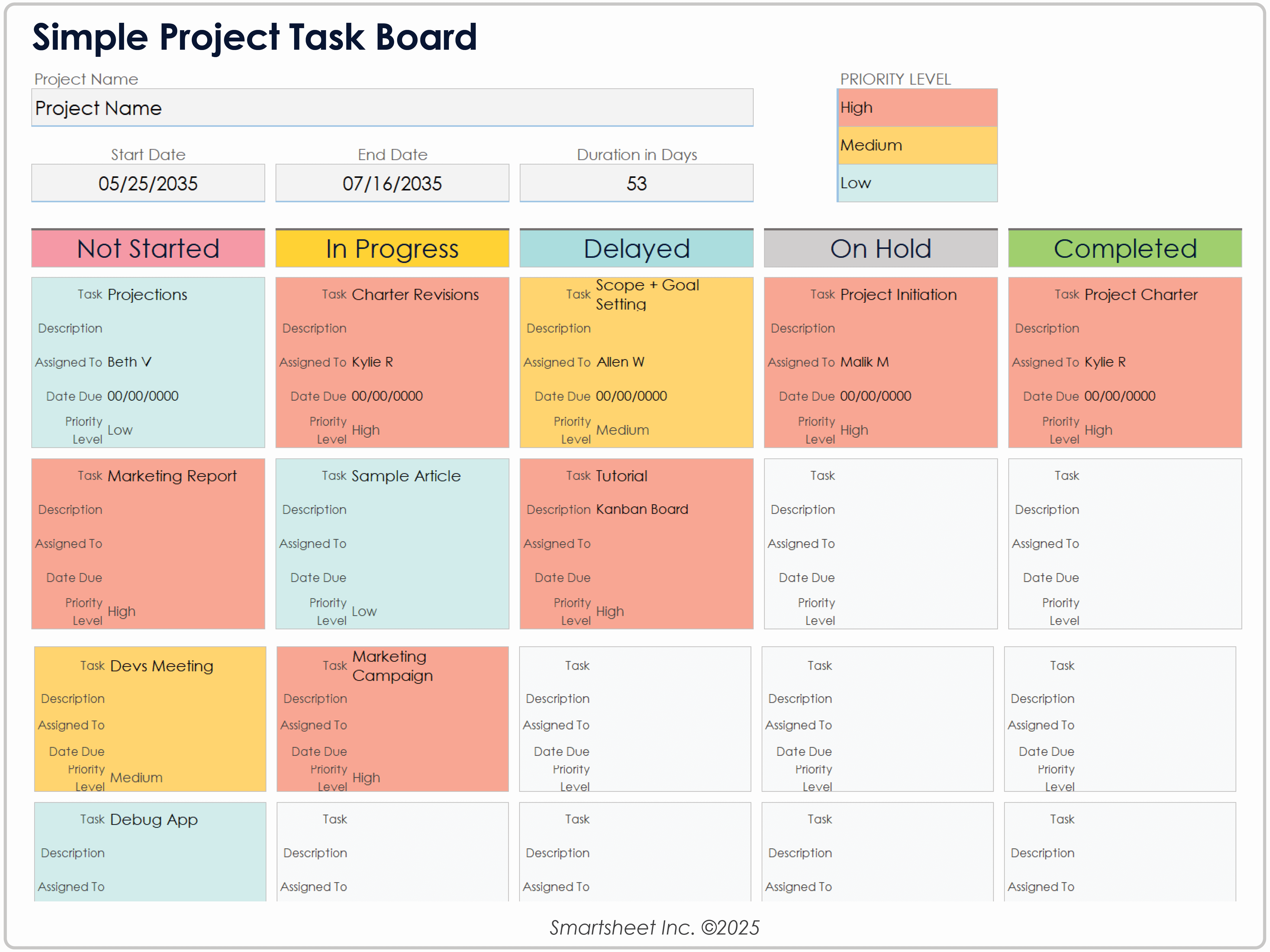Distributed team coordinating project tasks asynchronously