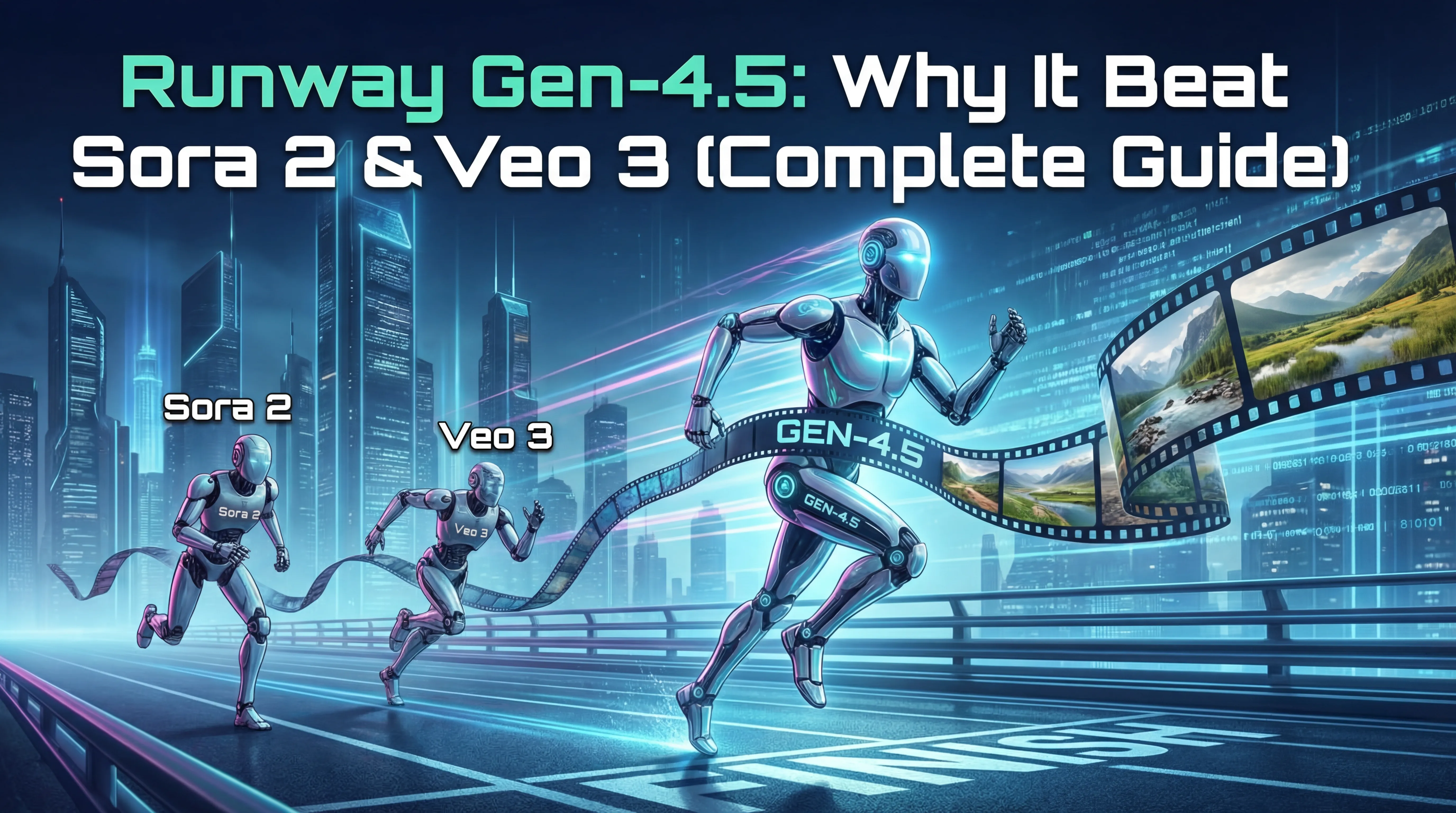 Runway Gen-4.5 AI video generation workflow